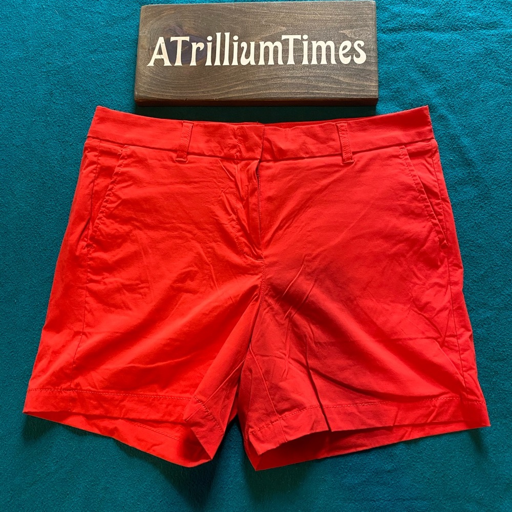 J. Crew Red Shorts